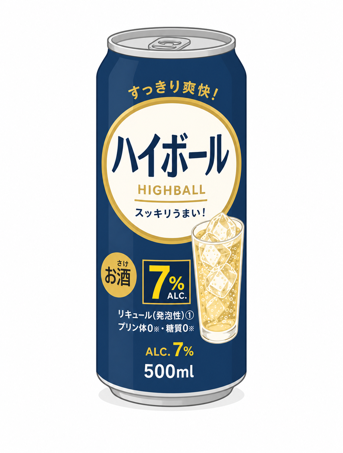 ハイボール500ml 7％