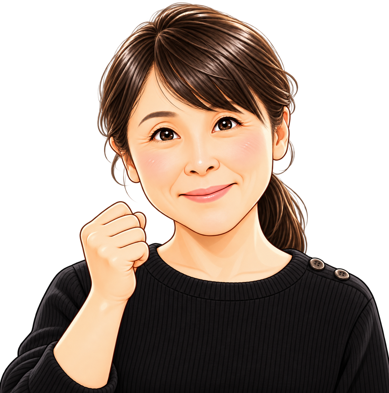HELKEMAの相談を担当する臨床心理士・木下壽子さんの紹介イラスト